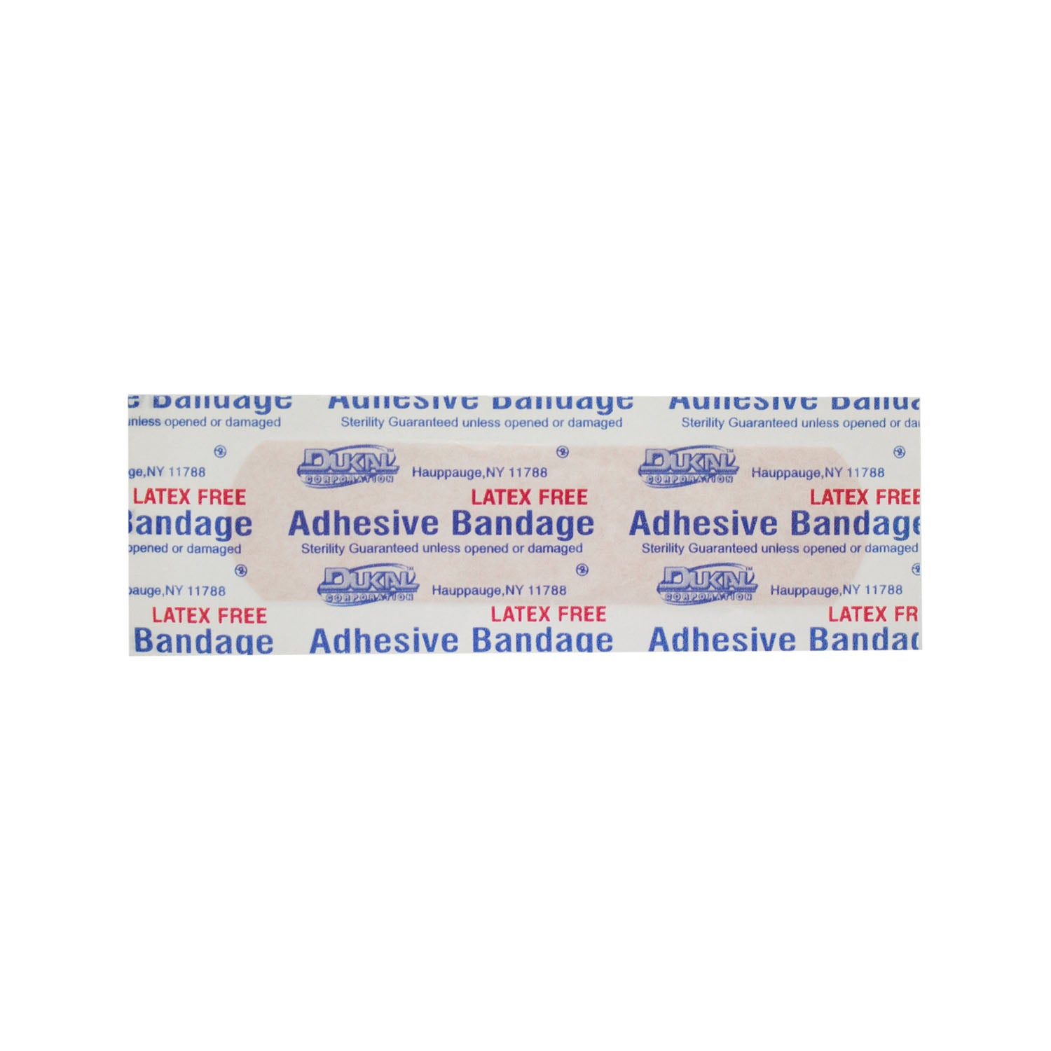 Adhesive Bandage, Plastic, 3/4" x 3", Sterile, 100/bx, 24 bx/cs