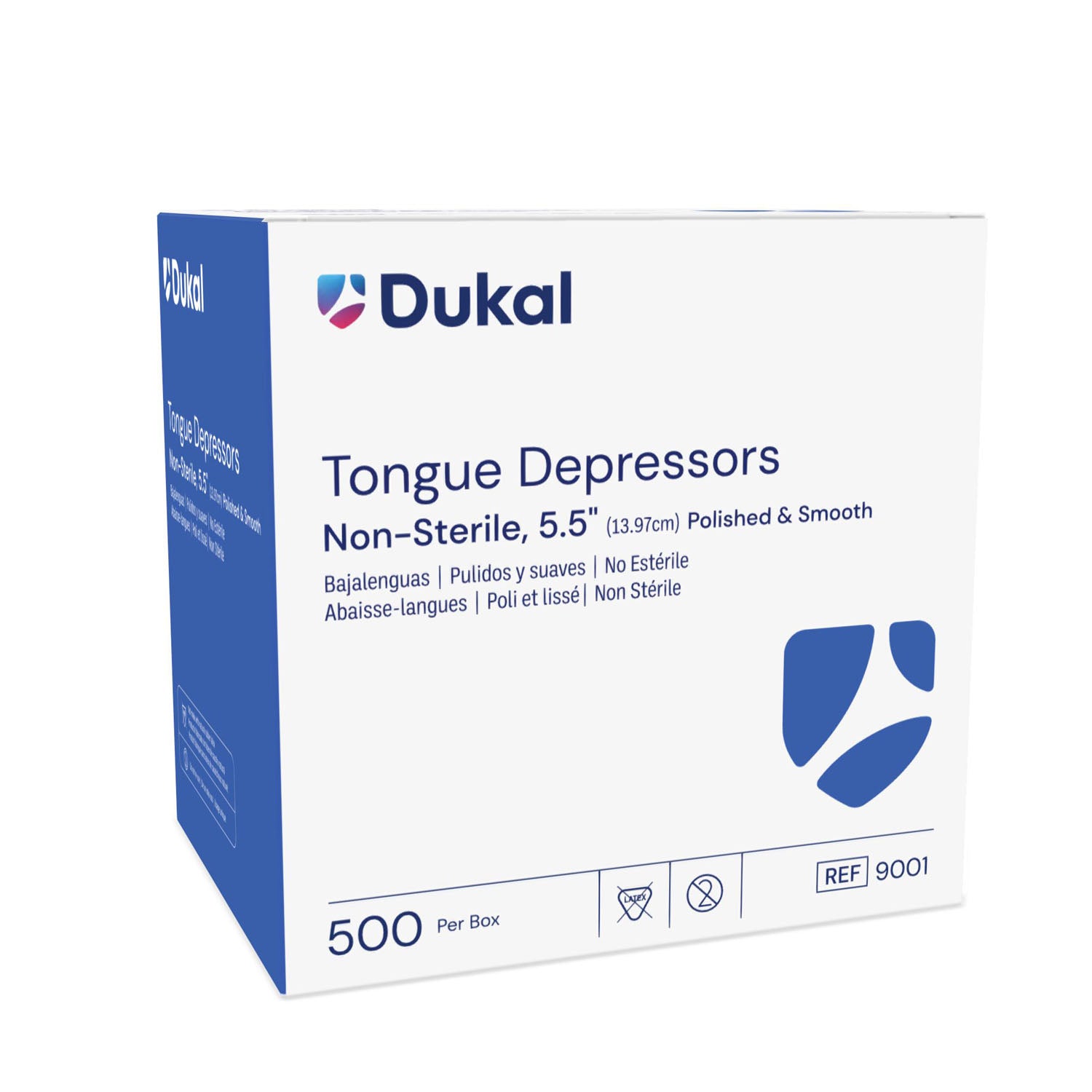 Tongue Depressor, Junior, 5_", Non-Sterile, 500 pc/bx, 10 bx/cs