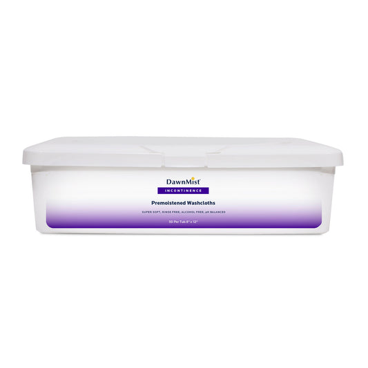 Washcloth, Adult, Hard Tub, 8" x 12", 50/tub, 12 tub/cs
