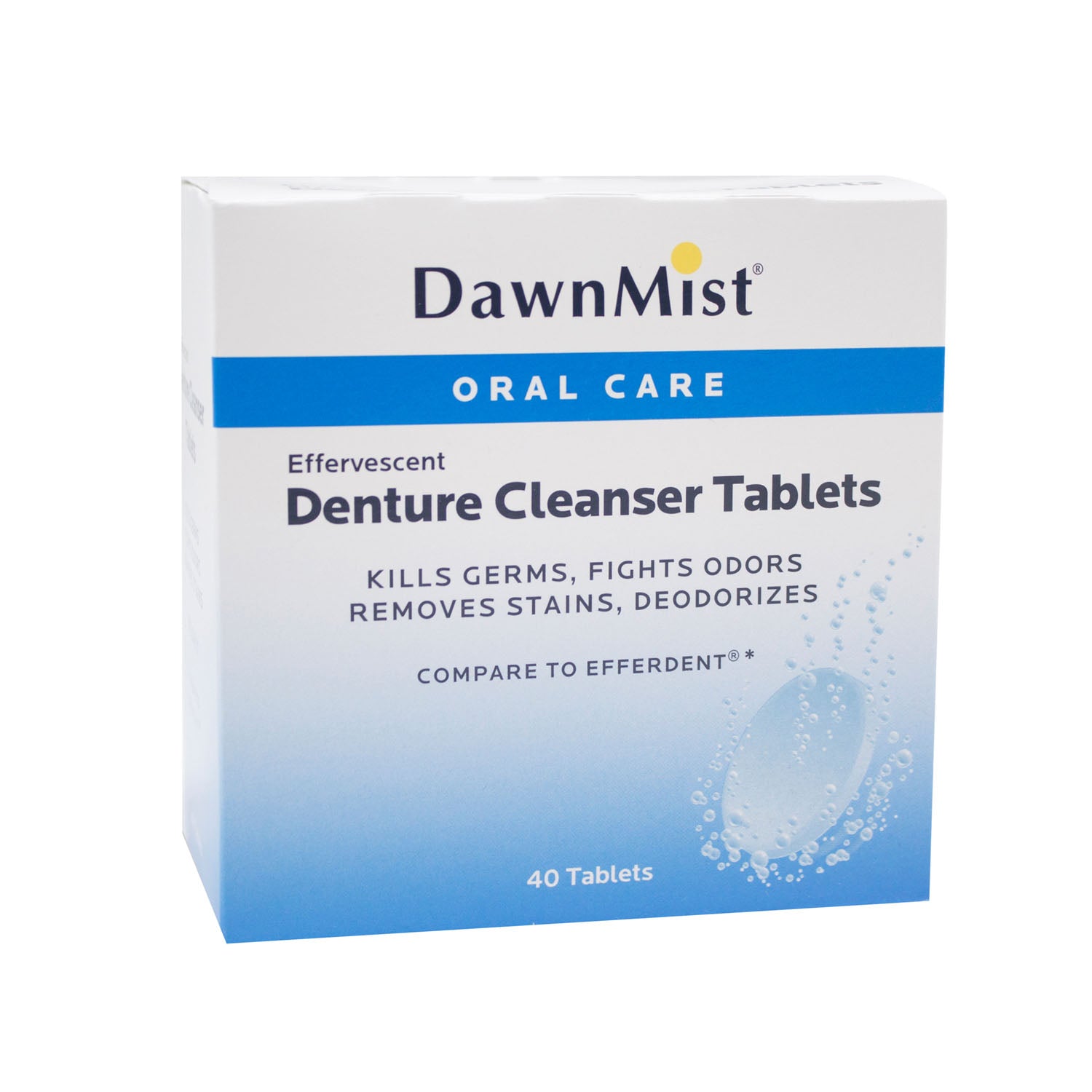 Denture Tablets, 40/bx, 24 bx/cs (Not Available for sale into Canada)