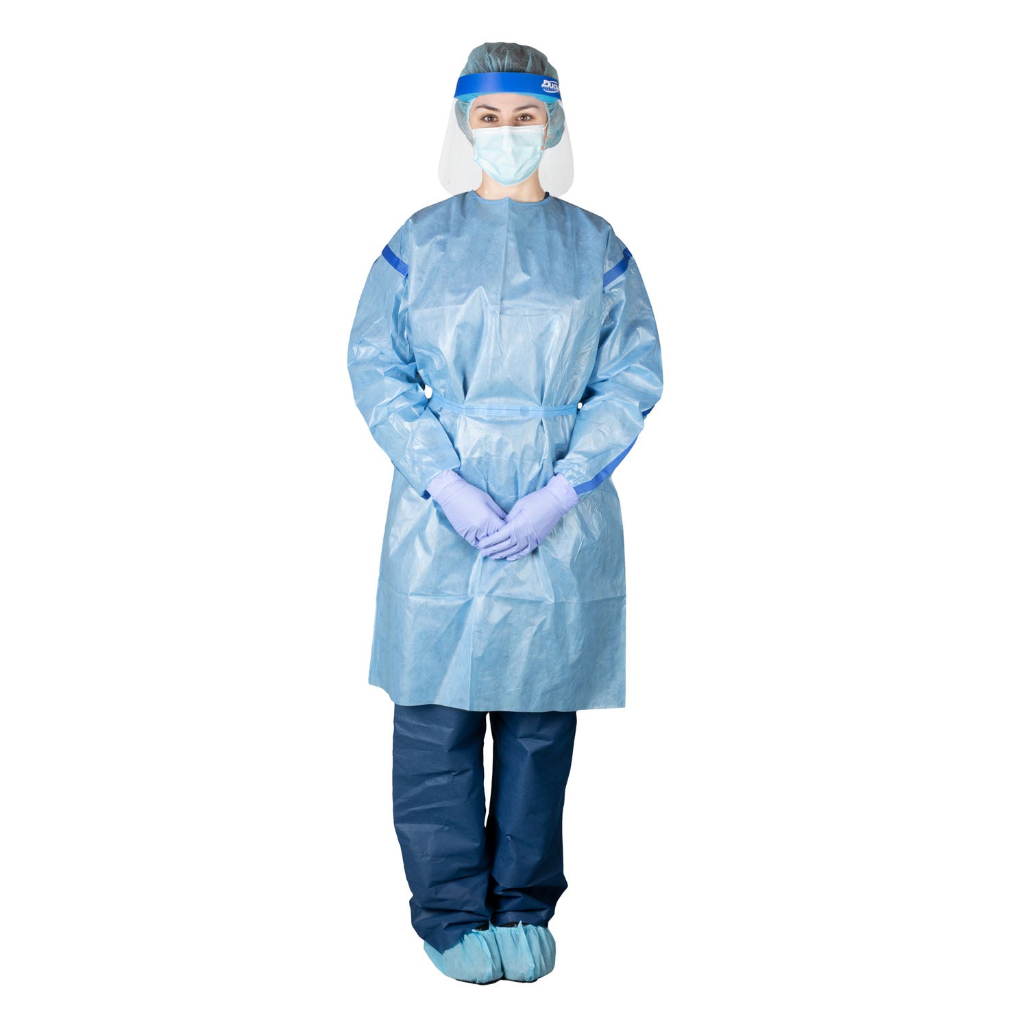 Chemotherapy Gown, Poly-Coated, Large, 10/bg, 3 bg/cs
