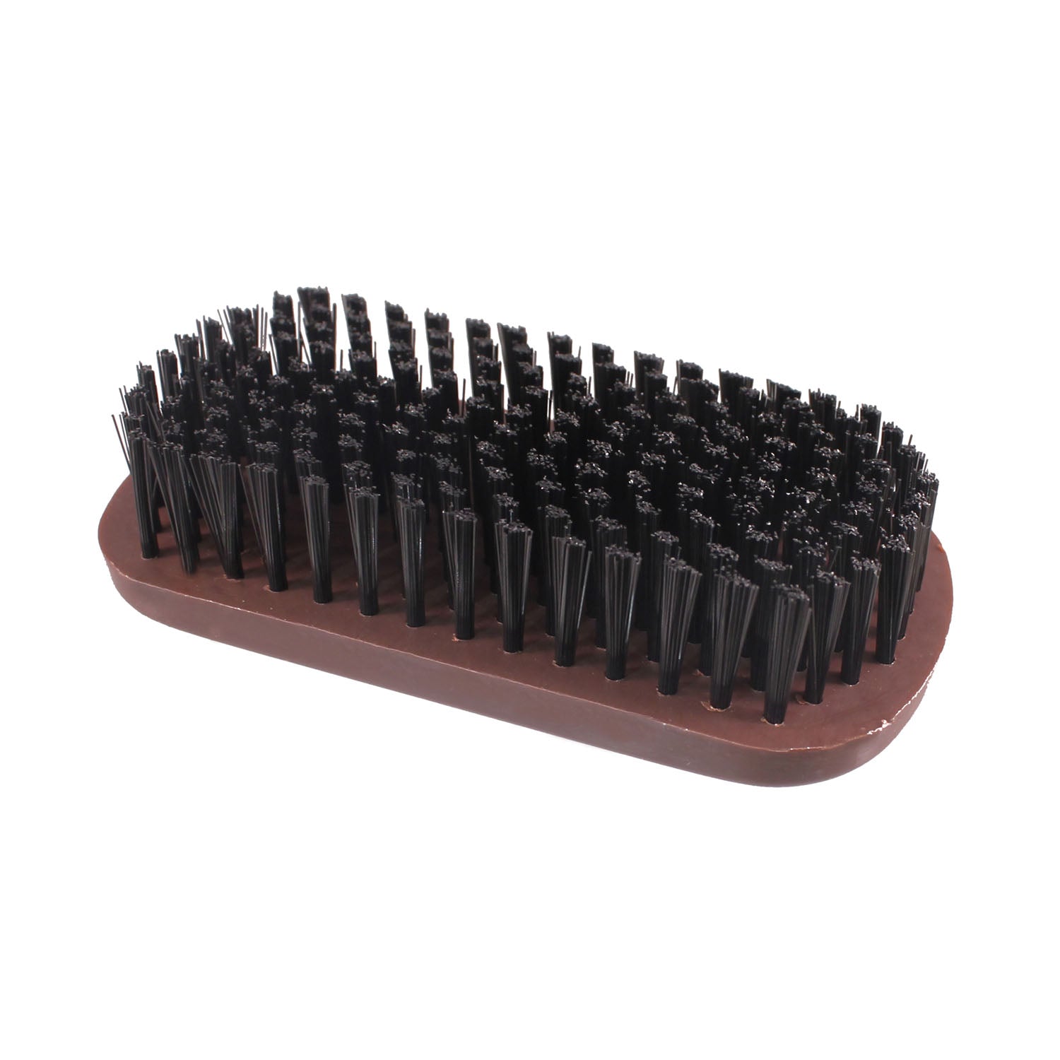 Hair Brush, Black, Plastic Oval with Nylon Tufted Bristles, 1/bg, 12 bg/bx, 24 bx/cs