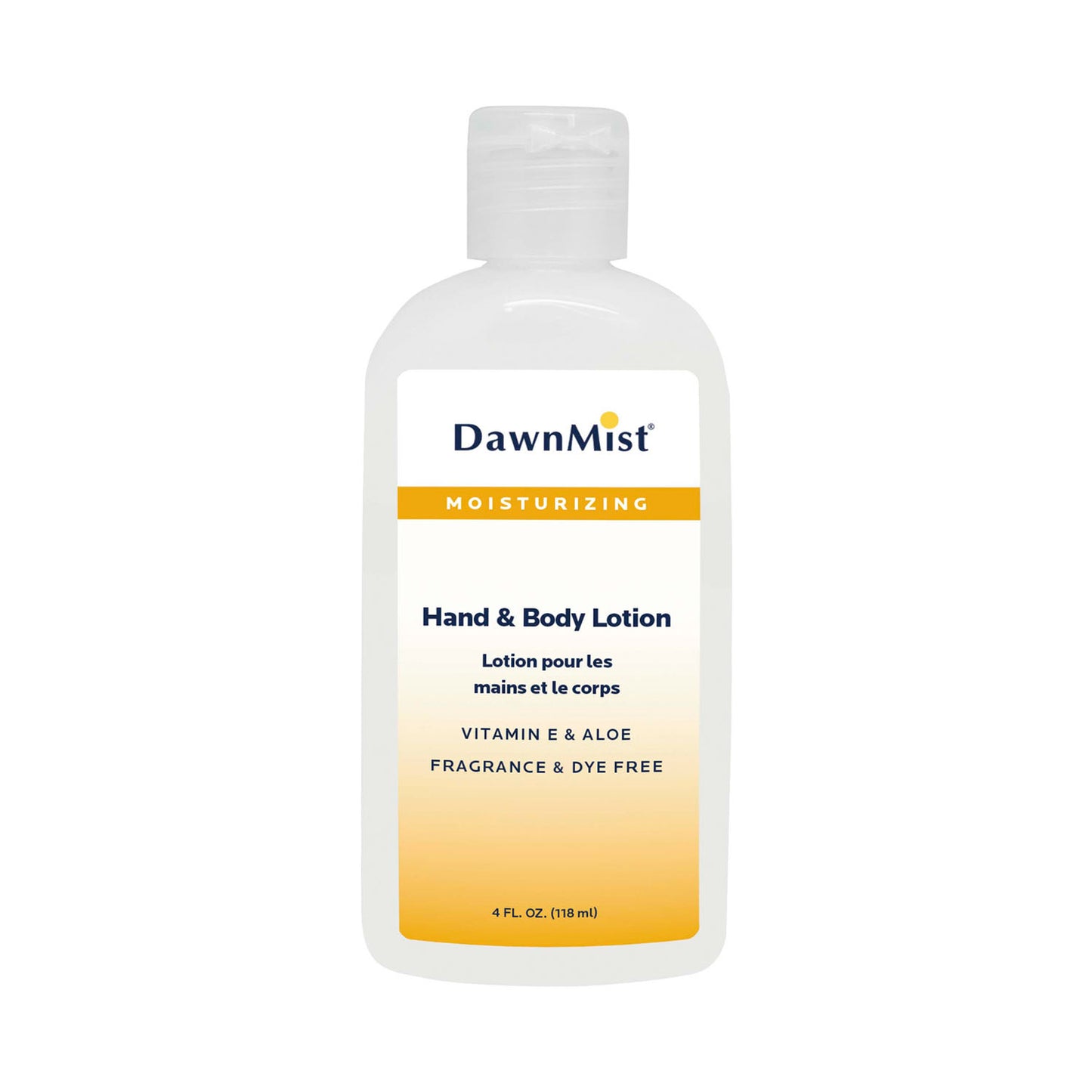 Hand & Body Lotion, Fragrance Free, 2 oz Bottle with Dispensing Cap, 144/cs