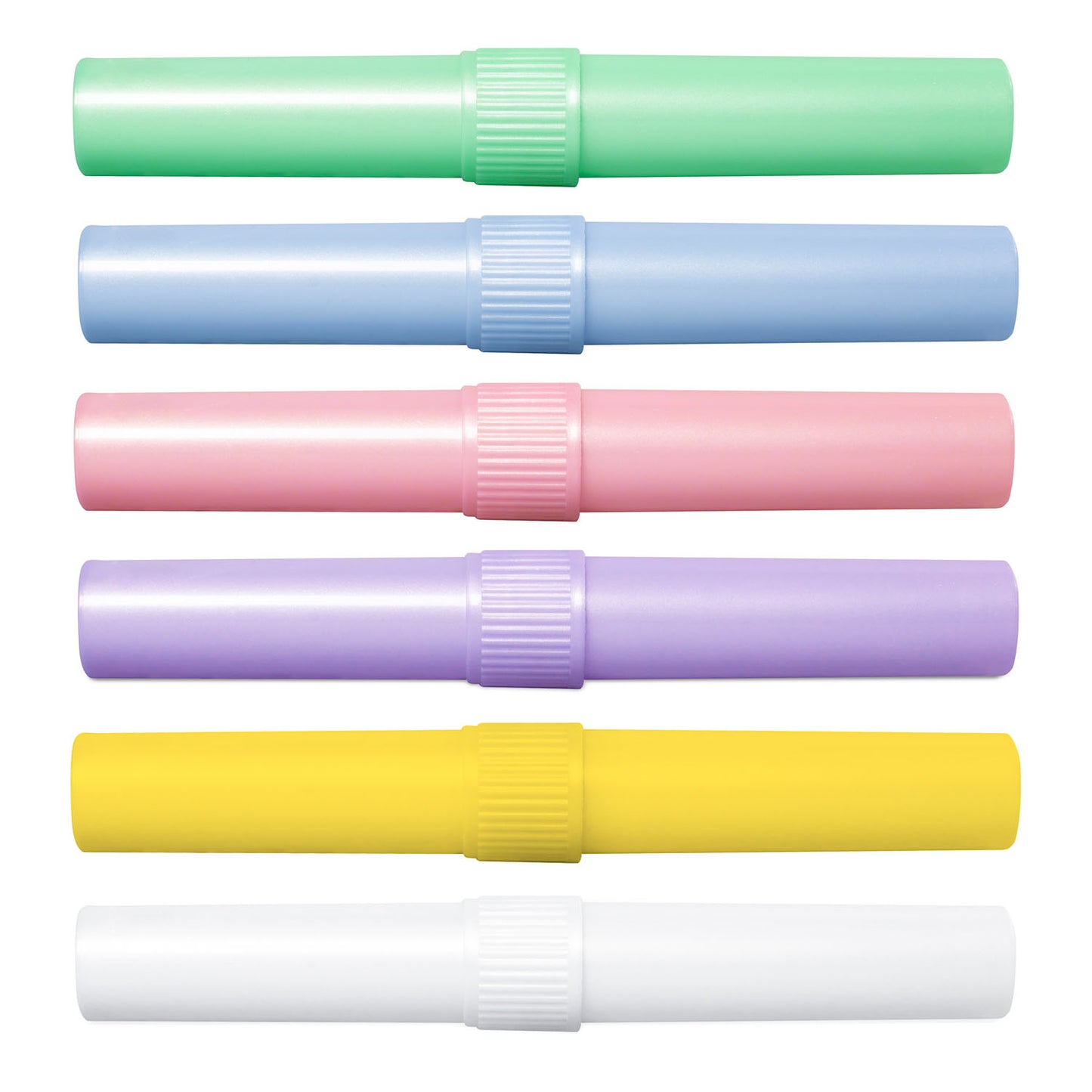 Toothbrush Tube, Large, Assorted Colors, 1/bg, 12 bg/bx, 12 bx/cs