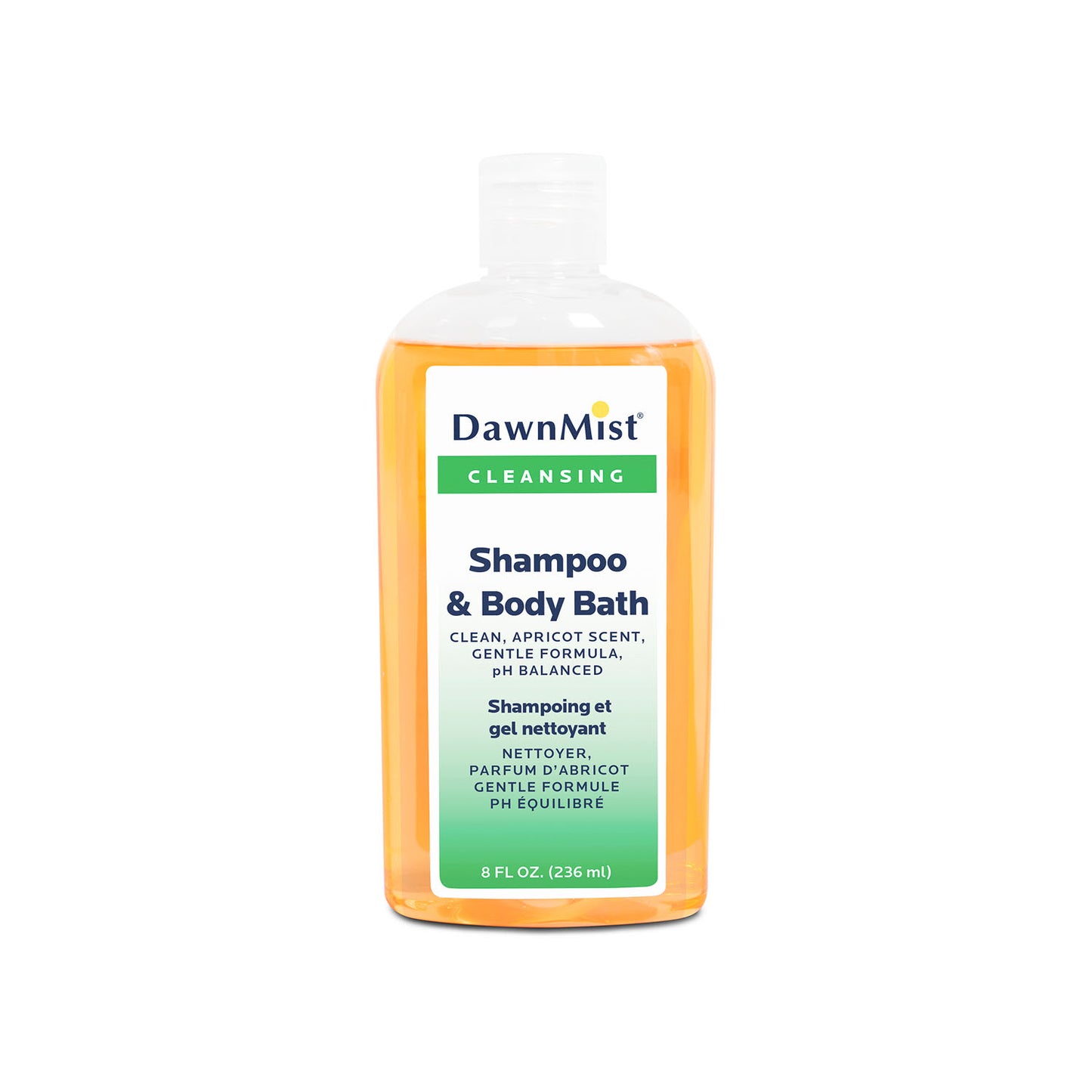 Shampoo & Body Bath, 8 oz Bottle with Dispensing Cap, 48/cs (48 cs/plt)