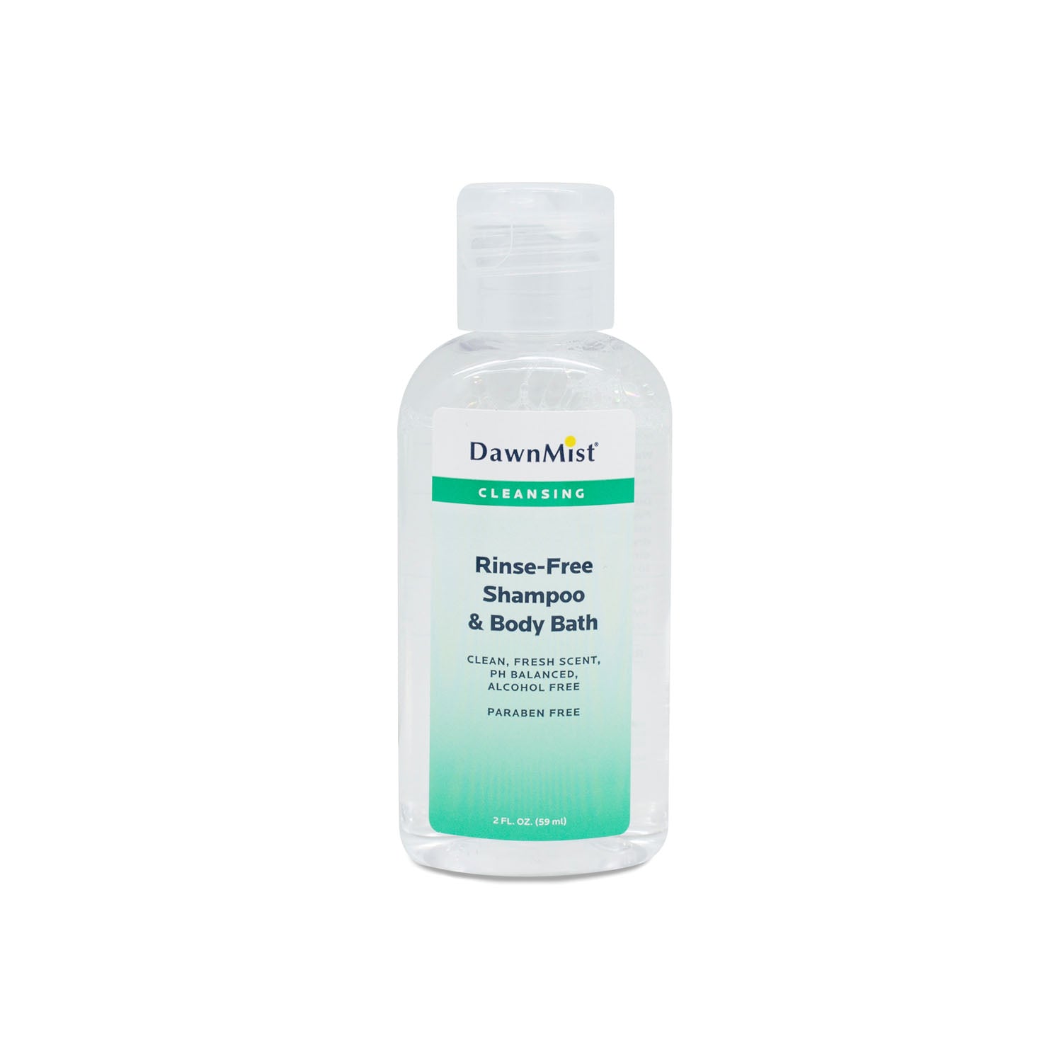Shampoo & Body Bath, Rinse Free, 2 oz Bottle with Dispensing Cap, 144/cs (Not Available for sale into Canada) (Item on Manufacturer Backorder - Inventory Limited when Available)