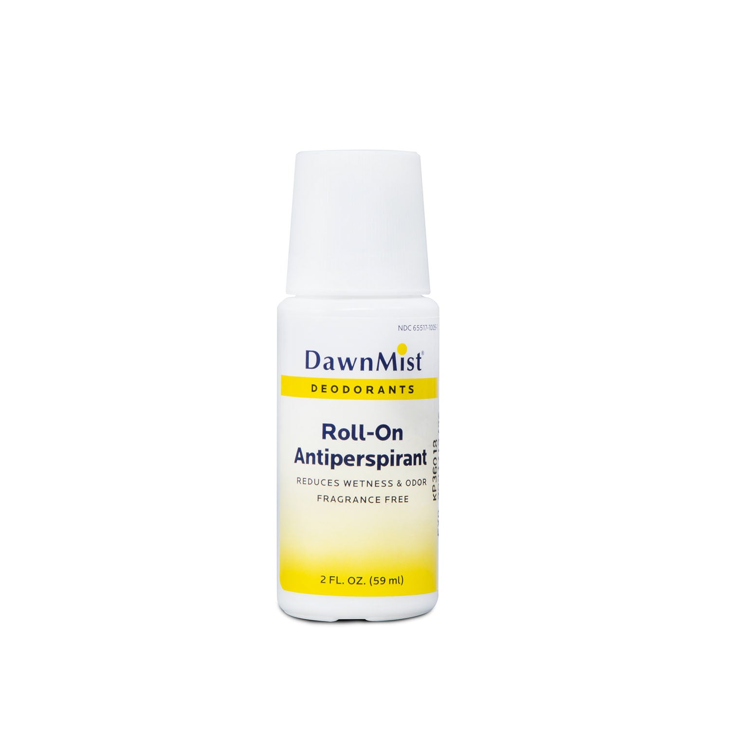 Antiperspirant & Deodorant, Roll-On, Unscented, 2 oz, 96/cs