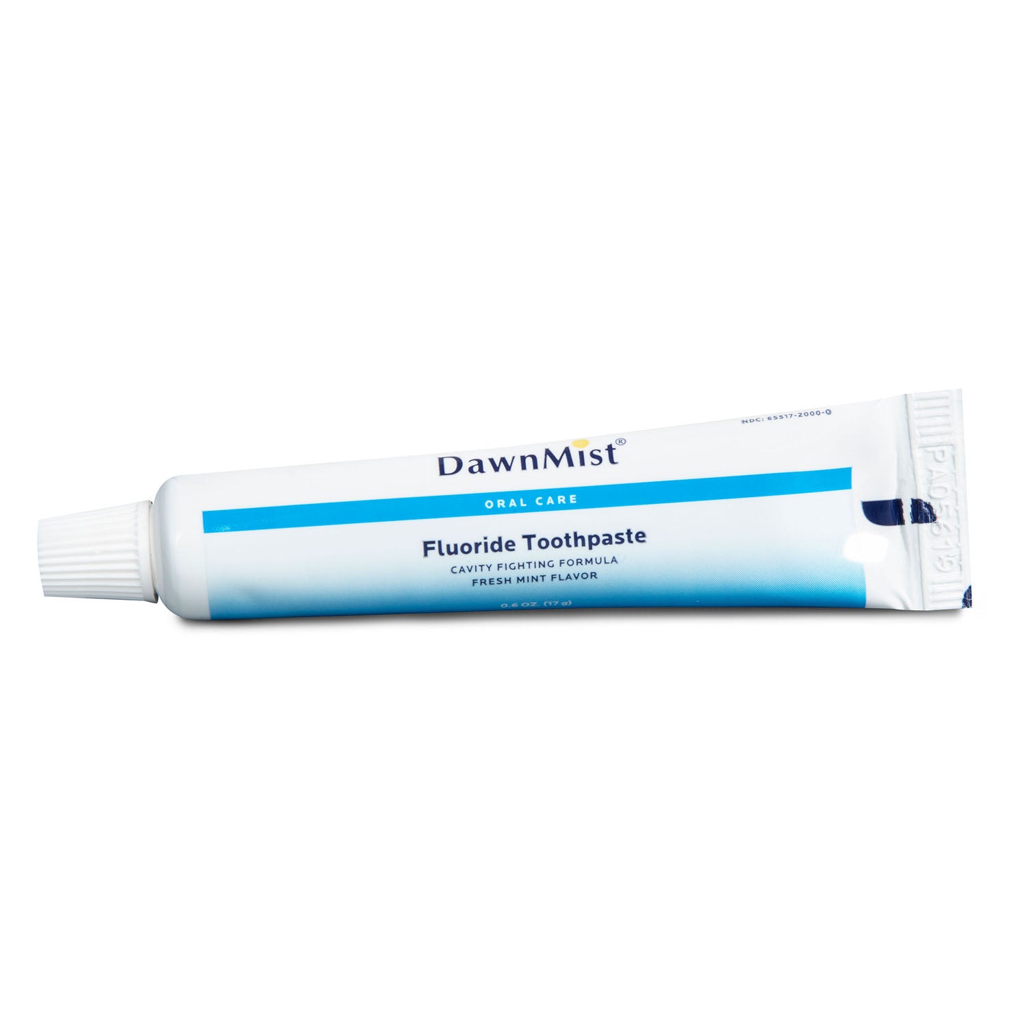 Toothpaste, Fluoride, .6 oz Tube, 144/bx, 5 bx/cs (36 cs/plt) (Not Available for sale into Canada)
