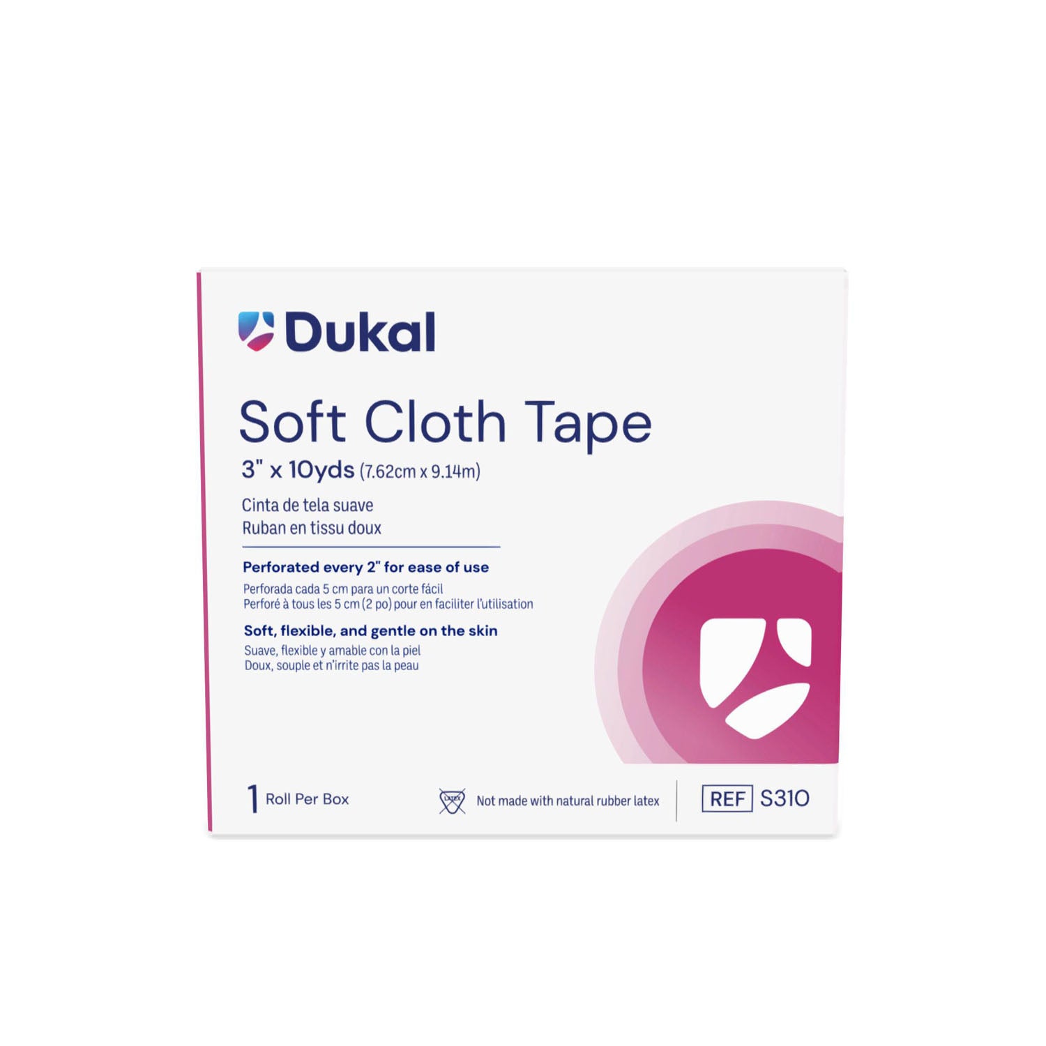 Soft Cloth Tape, 3" X 10 yd, 1 rl/bx 25, bx/cs