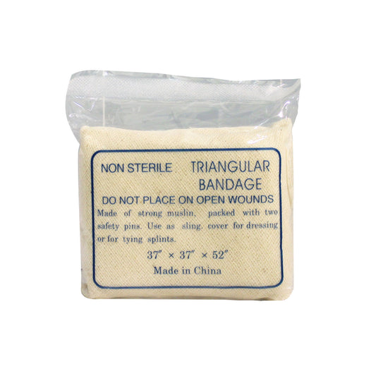 Triangular Bandage, 37" x 37" x 52", Non-Sterile, 1/pk, 12 pk/bg, 20 bg/cs