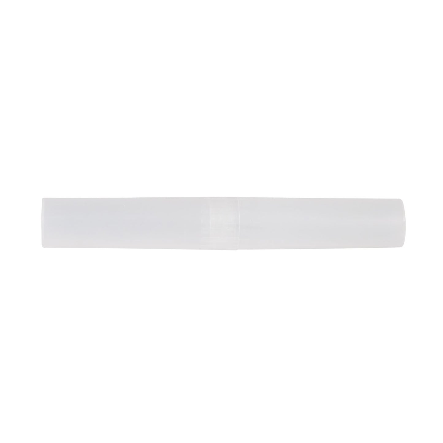 Toothbrush Holder, Clear, 2-Piece Tube, 100/cs