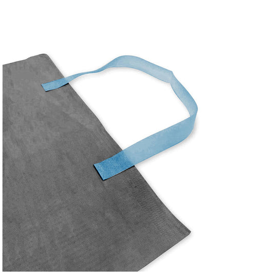 U-HOLD Stretchable Paper Bib Holders, Single Use, Blue, 250/bx, 30 bx/cs