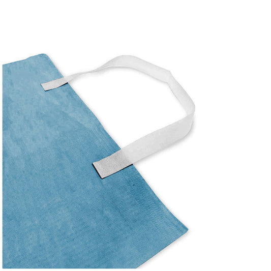 U-HOLD Stretchable Paper Bib Holders, Single Use, White, 250/bx, 30 bx/cs