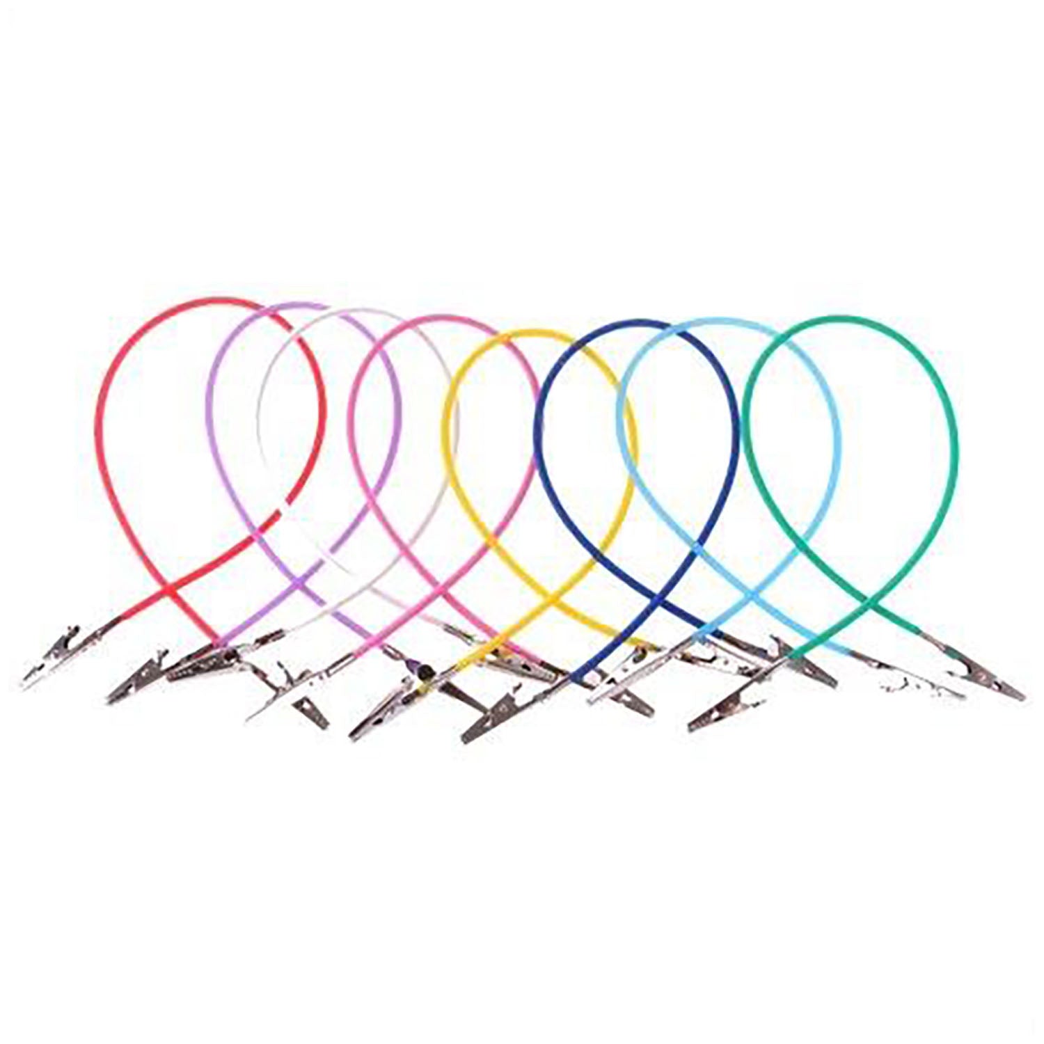 Autoclavable Bib Clips, Red, 1/bg, 50 bg/cs