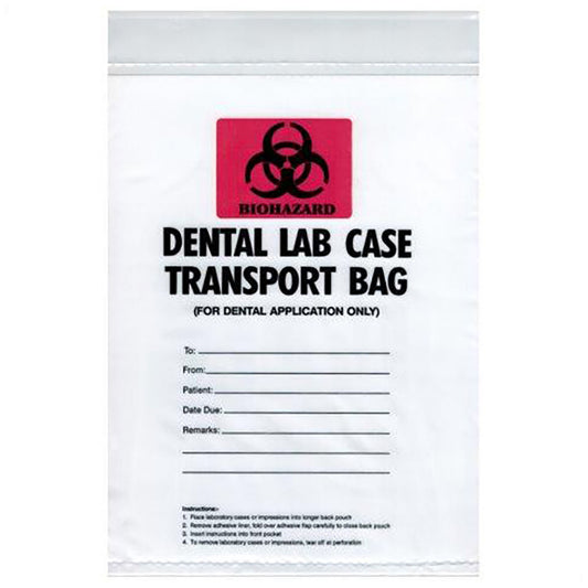 Lab Transport Bags, 6-3/4" x 10", 100/bx, 10 bx/cs