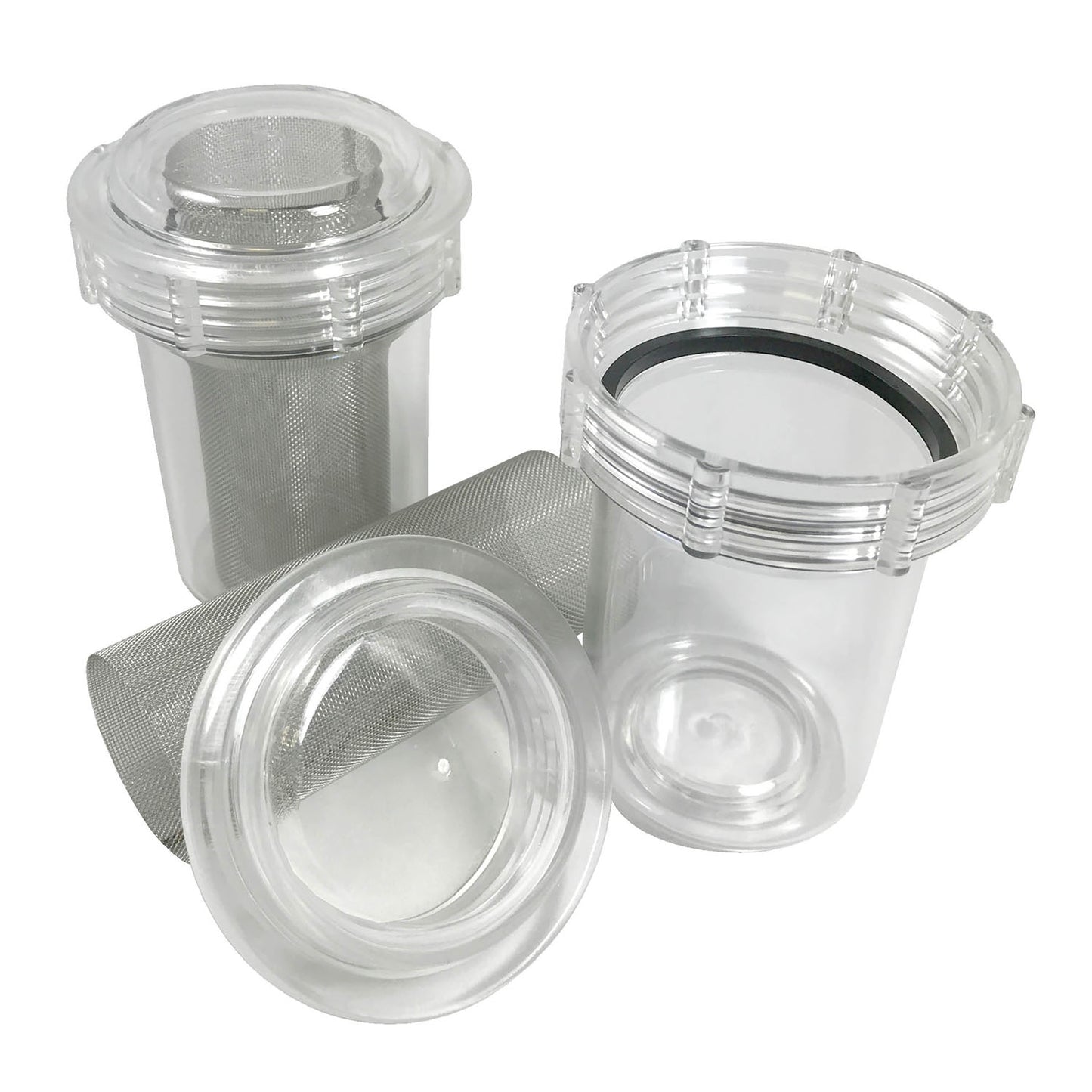 UNIVAC Disposable Vacuum Pump Canisters with Finer Mesh Screen, 3-1/2" W x 4-3/8" H, 8/bx, 6 bx/cs