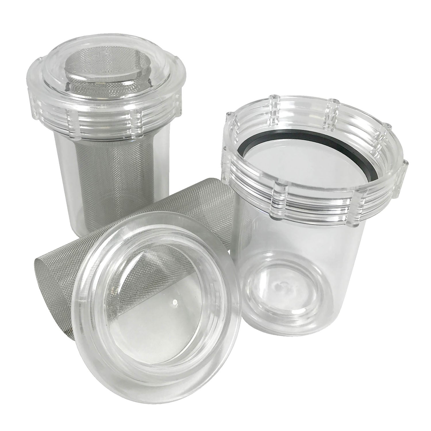 UNIVAC Disposable Vacuum Pump Canisters with Finer Mesh Screen, 3-1/2" W x 4-3/8" H, 8/bx, 6 bx/cs