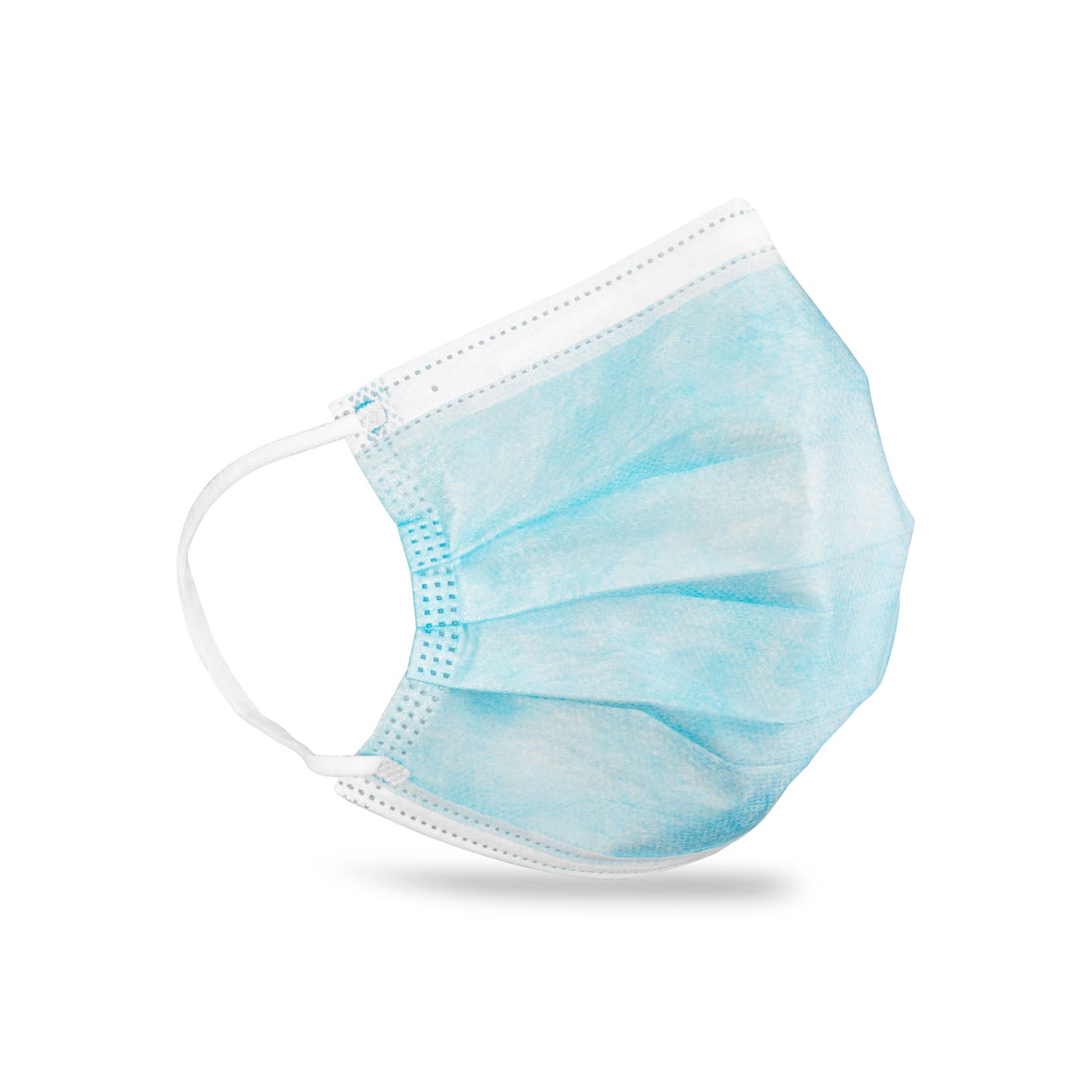 FluidBloq Mask, Level 3, Ear-Loop, Blue, 50/bx, 20 bx/cs