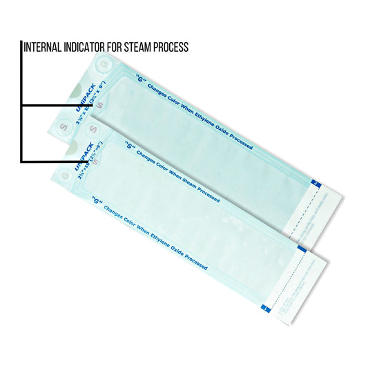 Sterilization Pouches, 3 1/2" x 10", 1000/bx, 4 bx/cs