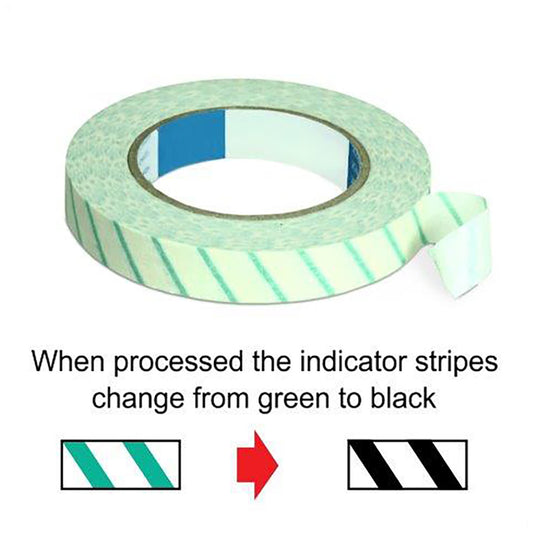 Sterilization Tape, Steam, 1/2" x 60 yards, 12 rl/bx, 6 bx/cs (Item is Short-Dated; Non-Returnable) 