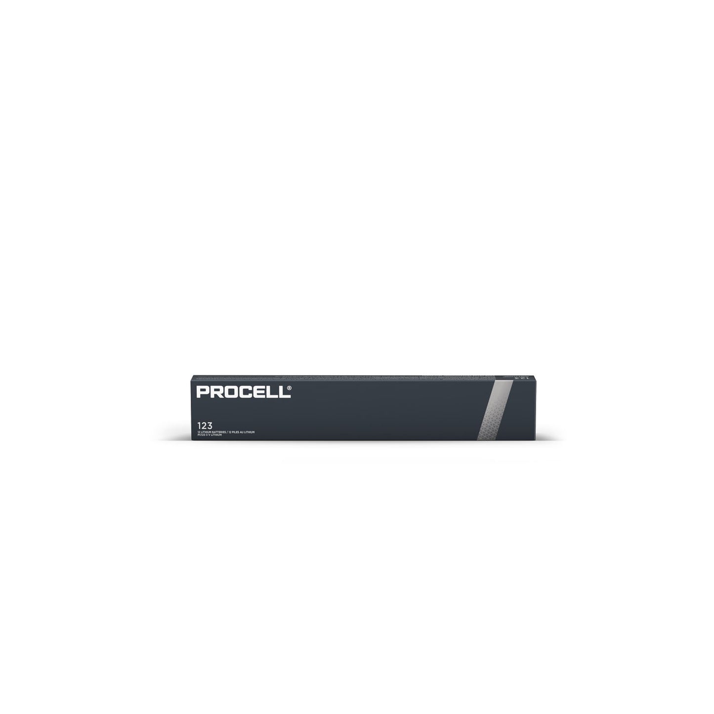 Procell Lithium Battery, 123, 3V, Bulk, 1/pk, 12pk/bx, 18bx,cs (Item is considered HAZMAT and cannot ship via Air or to AK, GU, HI, MP, PR, VI) (Products are not for Private Household Markets; Products cannot be sold on Amazon.com or any other 3rd party site)
