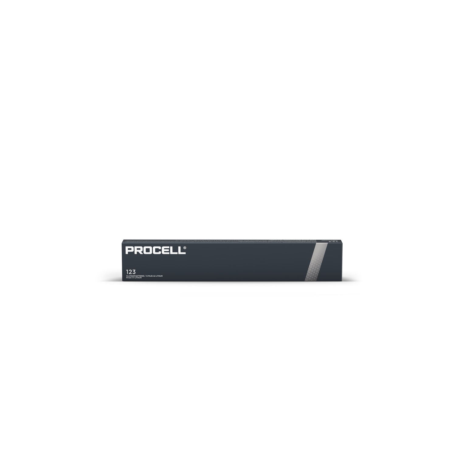 Procell Lithium Battery, 123, 3V, Bulk, 1/pk, 12pk/bx, 18bx,cs (Item is considered HAZMAT and cannot ship via Air or to AK, GU, HI, MP, PR, VI) (Products are not for Private Household Markets; Products cannot be sold on Amazon.com or any other 3rd party site)