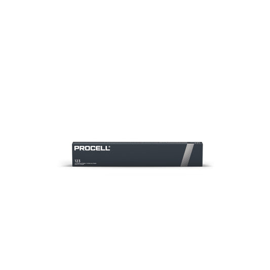 Procell Lithium Battery, 123, 3V, Bulk, 1/pk, 12pk/bx, 18bx,cs (Item is considered HAZMAT and cannot ship via Air or to AK, GU, HI, MP, PR, VI) (Products are not for Private Household Markets; Products cannot be sold on Amazon.com or any other 3rd party site)