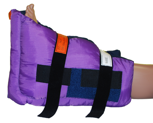 Defender Boot, Standard, Purple/Gray, 1bg, 12 bg/cs (DROP SHIP ONLY)