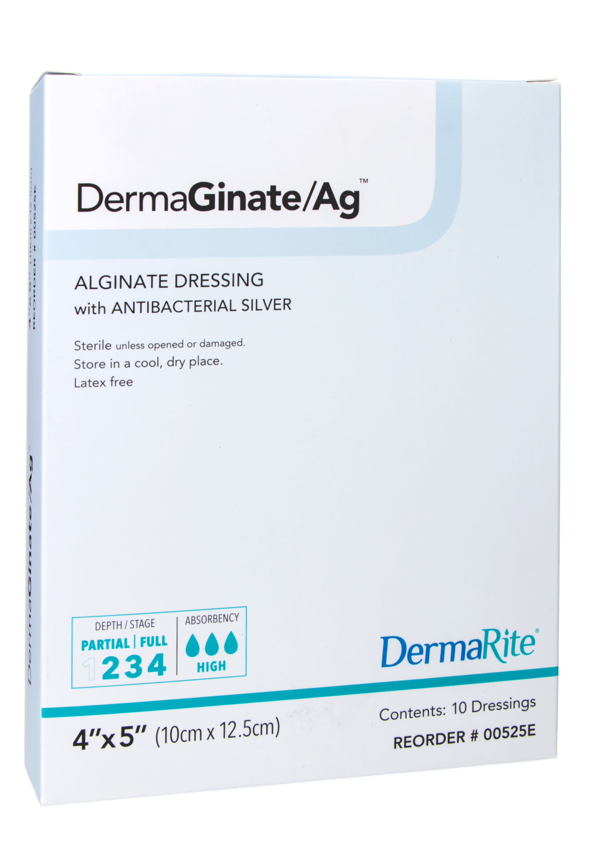 Wound Dressing with Silver, 4" x 5", 10/bx (Products cannot be sold on Amazon.com or any other 3rd party site) (US Only)