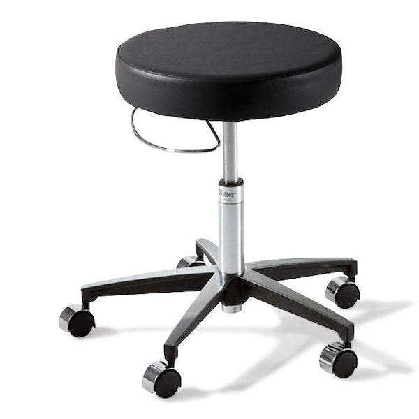 276 Basic Stool, Pneumatically Adjustable, Foot Release, Dark Linen (US Only) (DROP SHIP ONLY) (Delivery Info Sheet Required)