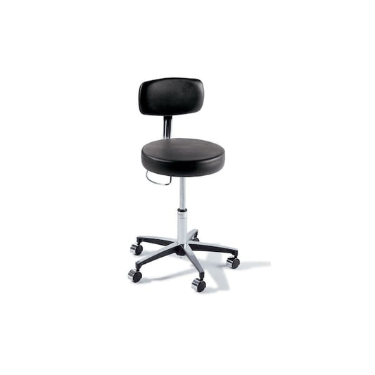 277 Basic Stool, With Back, Pneumatically Adjustable, Hand Release, Robust Brown (US Only) (DROP SHIP ONLY) (Delivery Info Sheet Required)