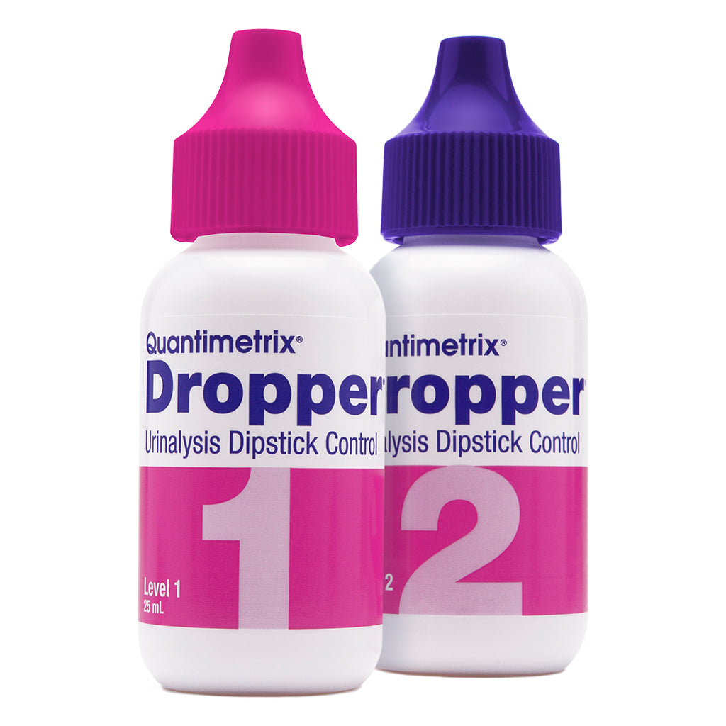 Dropper Urinalysis Dipstick Control, Level 1 and 2, 4x25 Ml (Perishable product; must be refrigerated) (Ships on Ice) (Non-Returnable) (US Only) (DROP SHIP ONLY)