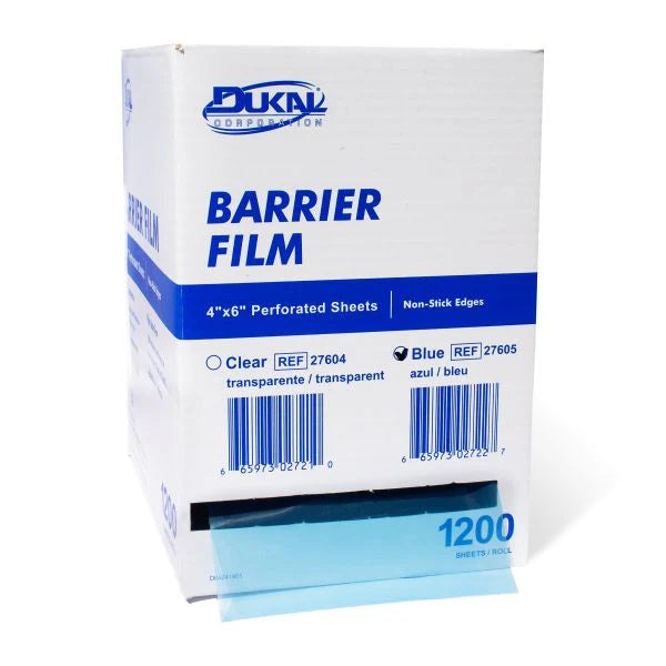 Barrier Film, 4"x6" Sheets, Clear, 1200 sheets/roll, Bulk, 12 rolls/cs