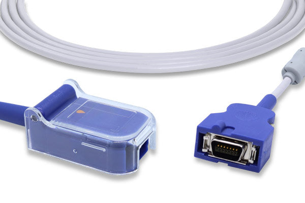 SpO2 Adapter Cable, 120cm 4-Foot Option, Nellcor Oximax, Covidien > Nellcor Compatible w/ OEM: DOC-4 (DROP SHIP ONLY) (Freight Terms are Prepaid & Added to Invoice - Contact Vendor for Specifics)