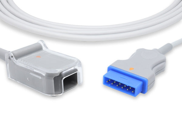 SpO2 Cable, 7ft, GE Healthcare > Marquette Compatible (DROP SHIP ONLY) (Freight Terms are Prepaid & Added to Invoice - Contact Vendor for Specifics)