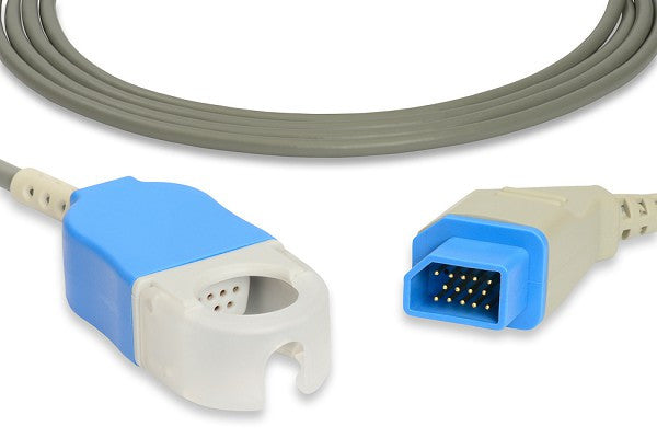 SpO2 Adapter Cable, 10ft, Nihon Kohden Compatible w/ OEM: JL-900P (DROP SHIP ONLY) (Freight Terms are Prepaid & Added to Invoice - Contact Vendor for Specifics)