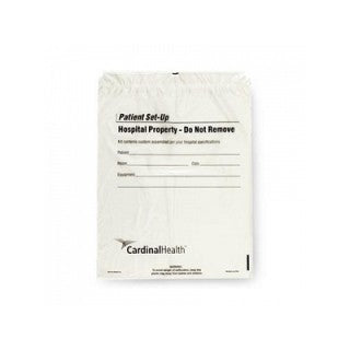 Drawcord Patient Set Up Bag, Clear, Medium, 500/cs