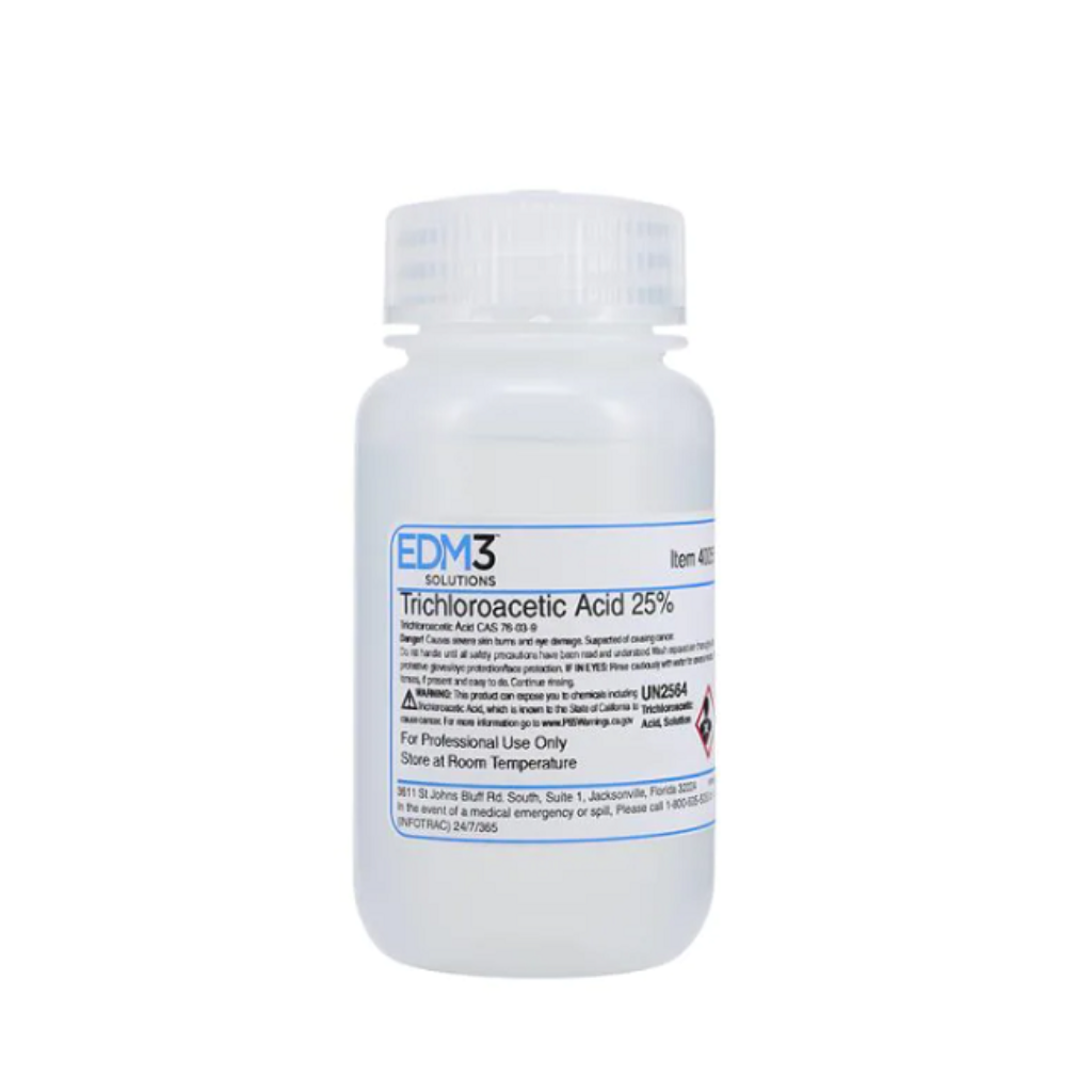 Trichloroacetic Acid, 25%, 4 oz (Item is Non-Returnable) (US Only) (Item is considered HAZMAT and cannot ship via Air or to AK, GU, HI, MP, PR, VI)
