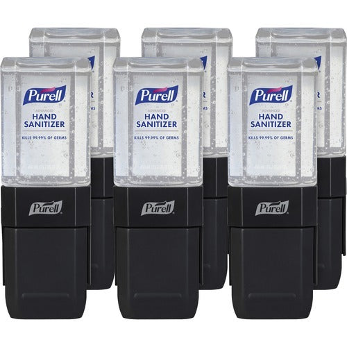 Purell ES1 Hand Sanitizer Dispenser Starter Kit, Graphite, 6/cs (Item is considered HAZMAT and cannot ship via Air or to AK, GU, HI, MP, PR, VI)