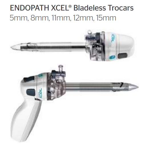 ENDOPATH XCEL Bladeless Trocar, Smooth Sleeve, 11mm, 100mm Length, 6/bx (Continental US Only)