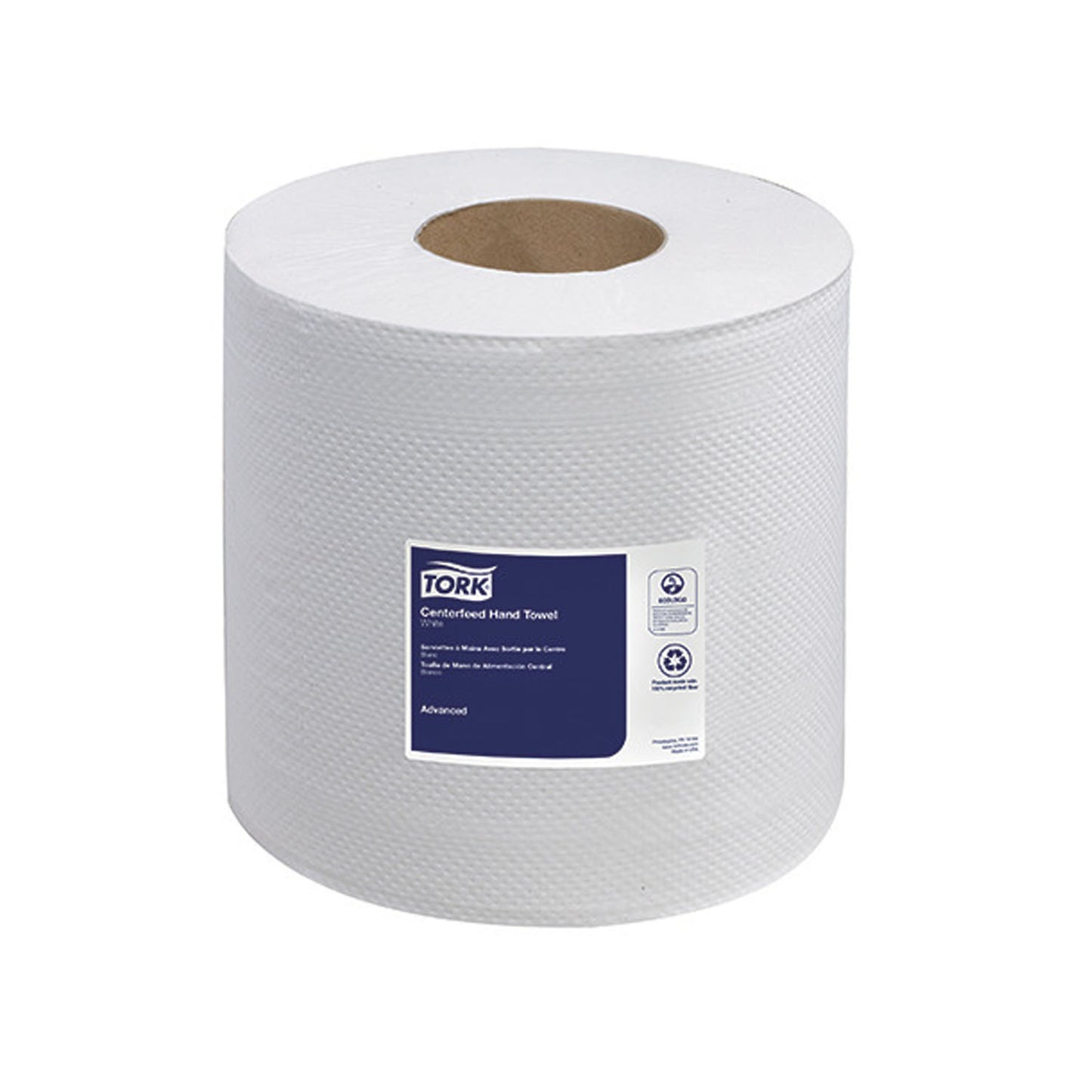 Advanced Hand Towel, Centerfeed, Soft, 2-Ply, White, 7.6" x 11.8", 500 sht/rl, 6 rl/cs (60 cs/plt)