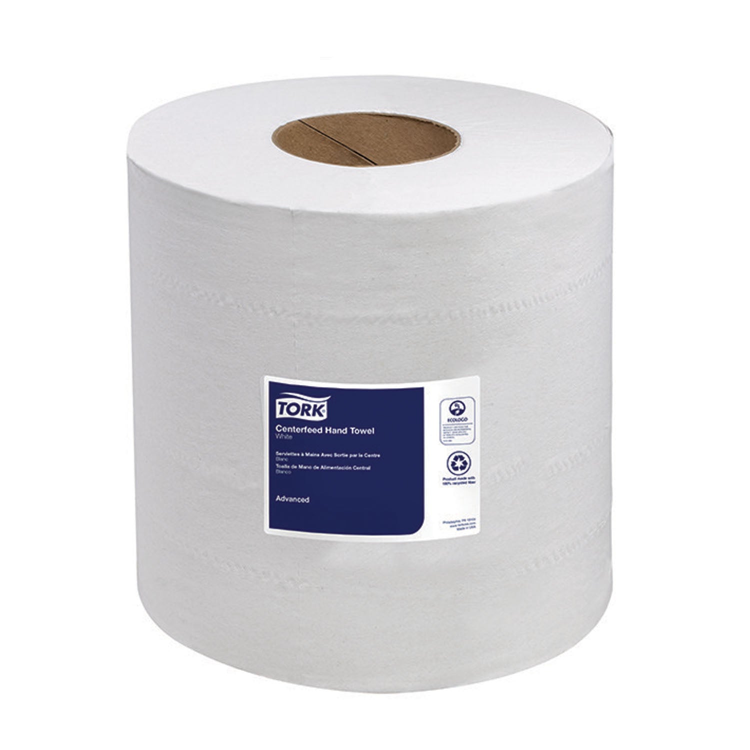 Advanced Hand Towel, Centerfeed, Soft, 2-Ply, White, 7.6" x 11.8", 590 sht/rl, 6 rl/cs (60 cs/plt)