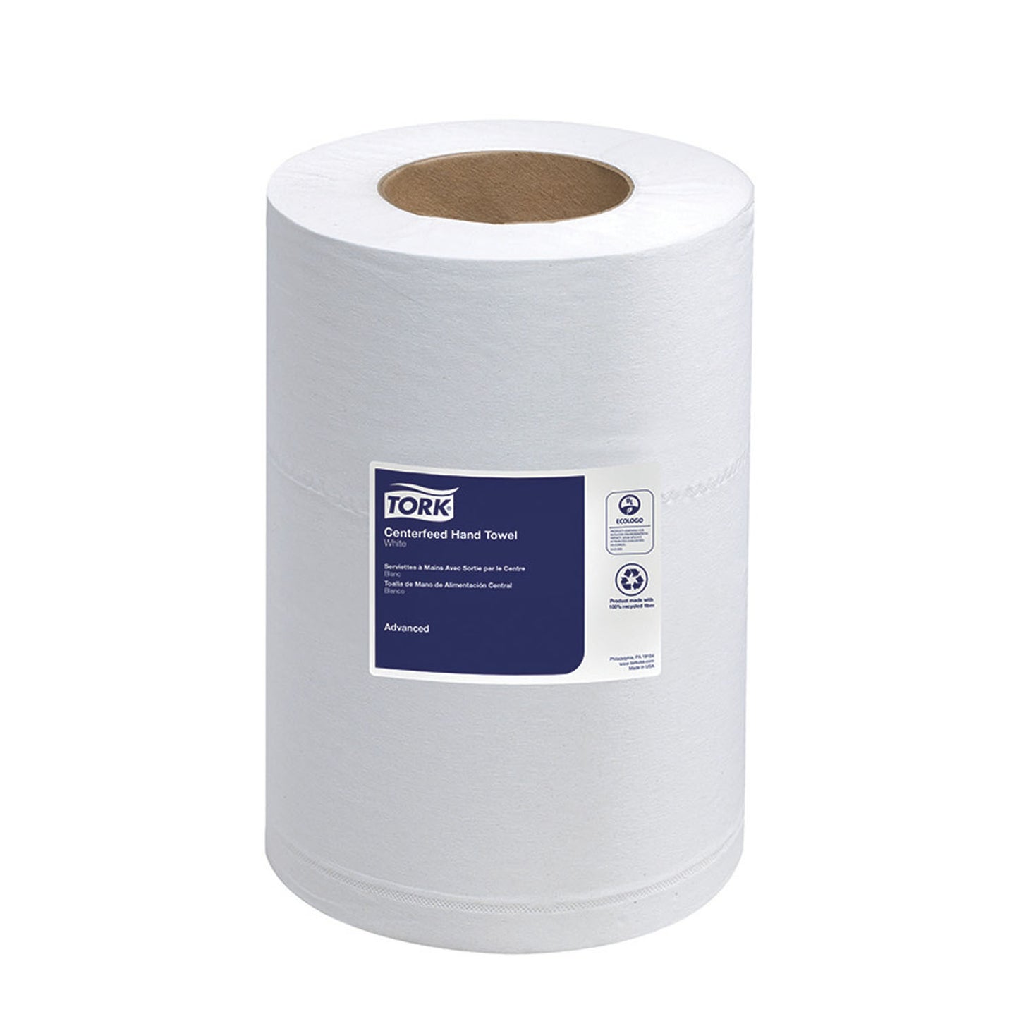 Advanced Hand Towel, Centerfeed, Soft, Mini, 2-Ply, White, 8.3" x 11.8", 266 sht/rl, 12 rl/cs (44 cs/plt)