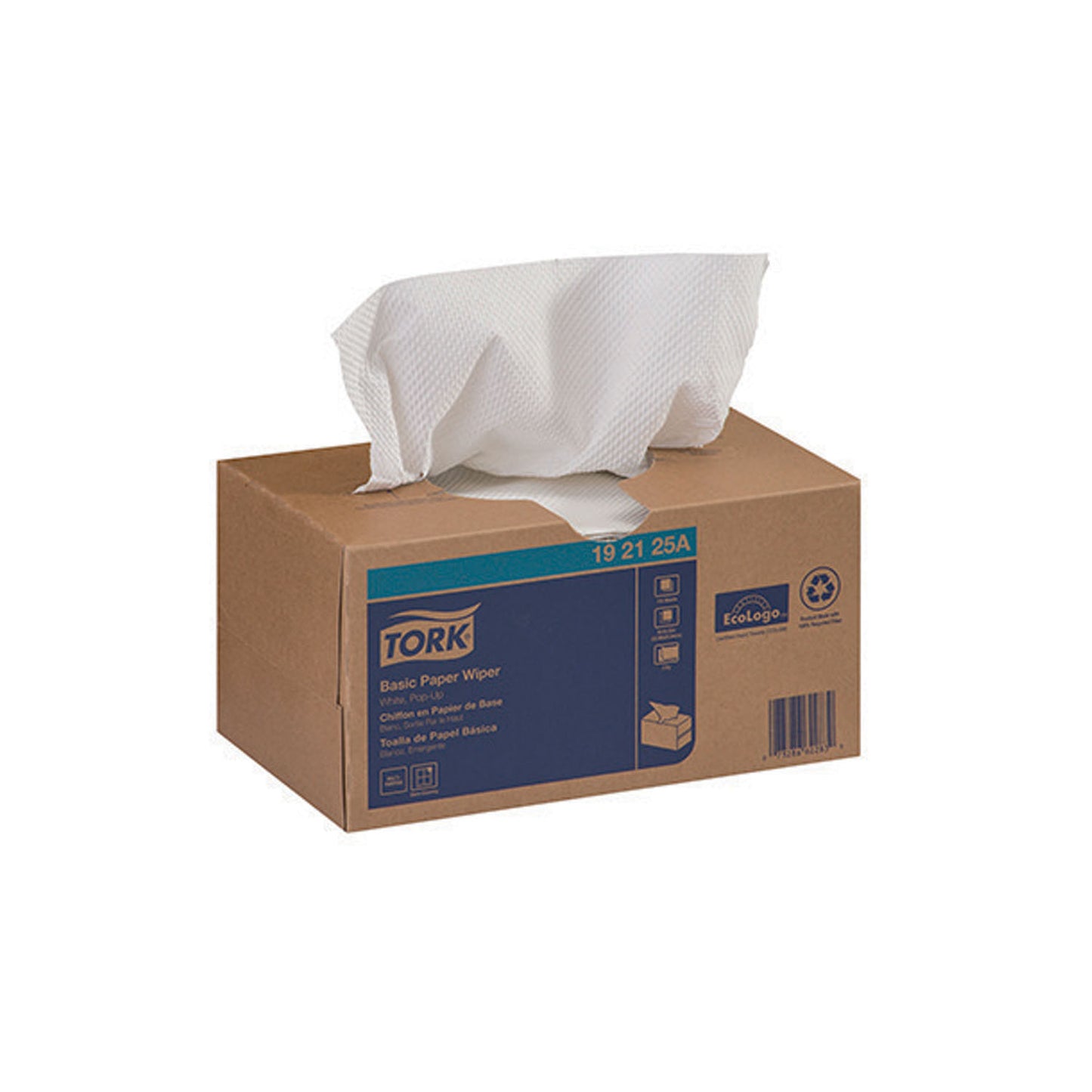Paper Wiper, Basic, Pop-Up Box, White, 2-Ply, 10.3" x 9", 110 sht/bx, 18 bx/cs (36 cs/plt)