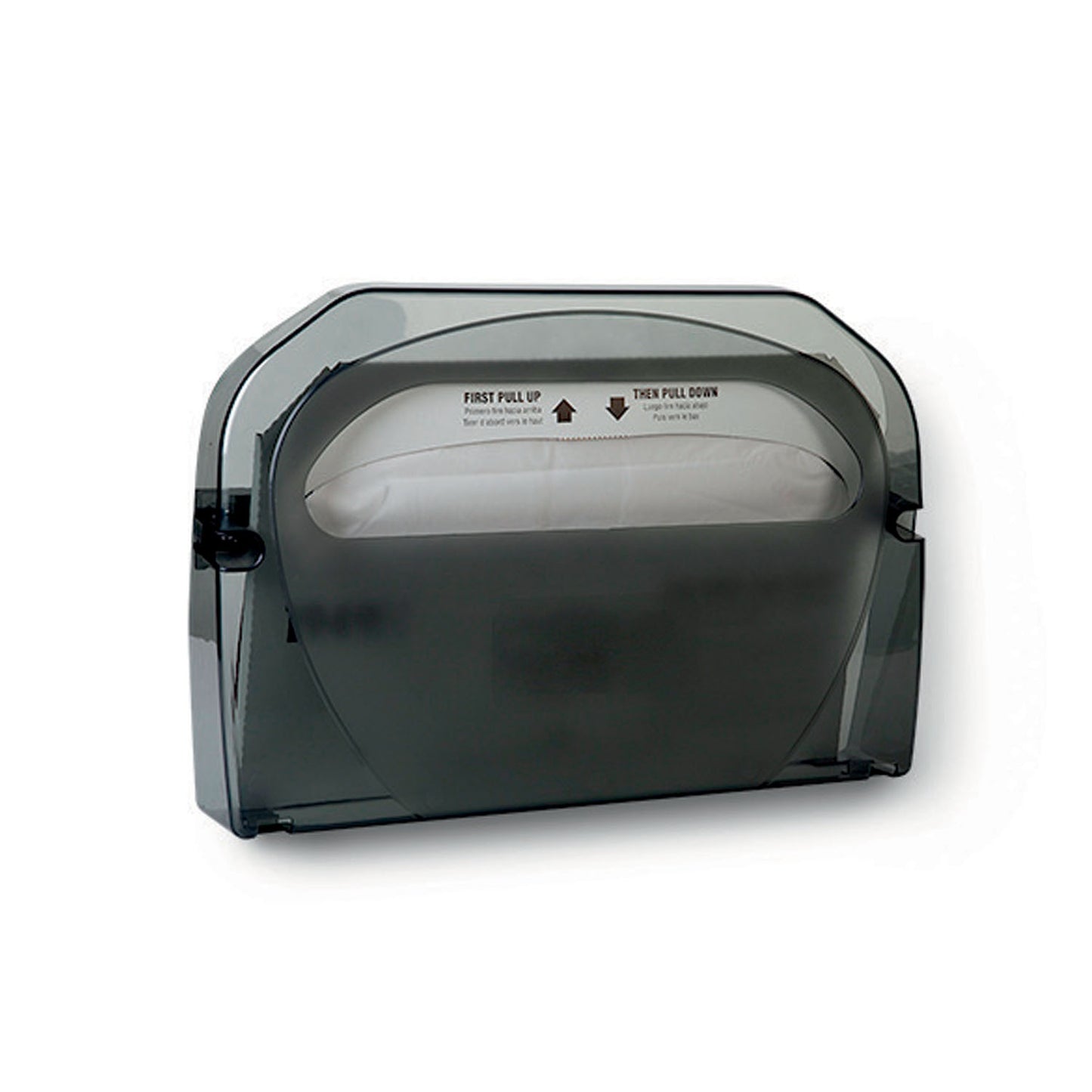 Toilet Seat Cover Dispenser, Universal, Smoke, V1, Plastic, 11.5" x 16" x 3.1" (20 cs/plt)