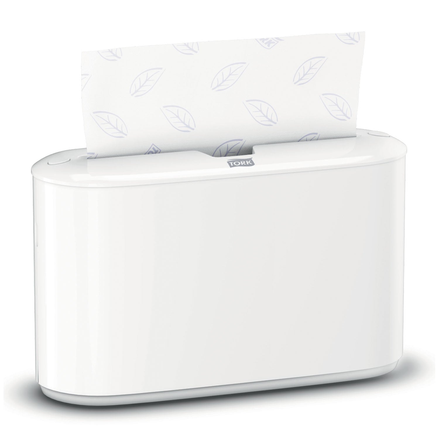 Countertop Dispenser, Hand Towel, Multifold, Universal, Plastic, White, 7.9" x 12.7" x 4.6" (136 cs/plt)