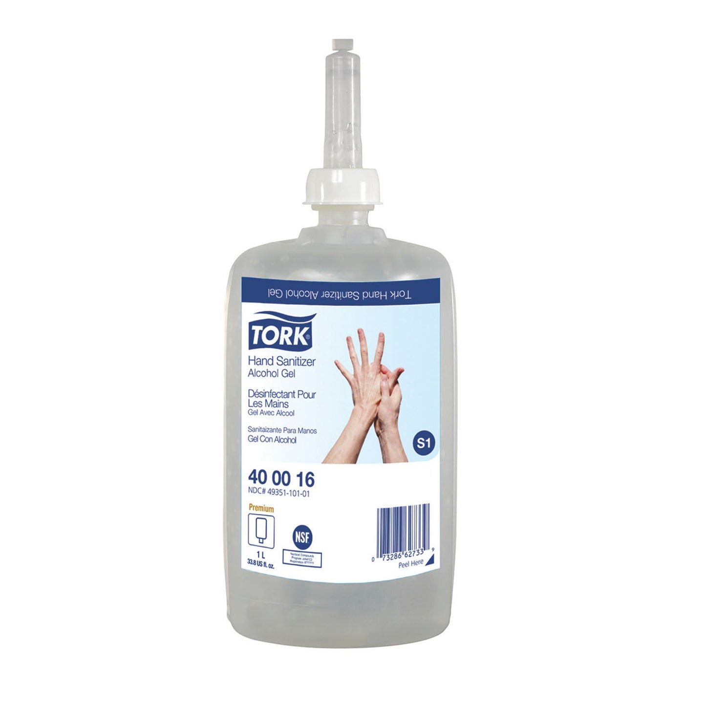 Premium Hand Sanitizer, Gel, Alcohol, Colorless, Fresh Light Fragrance, 33.8 oz, 6/cs (Item is considered HAZMAT and cannot ship via Air to AK, GU, HI, MP, PR, VI) (80 cs/plt) (To Be DISCONTINUED)