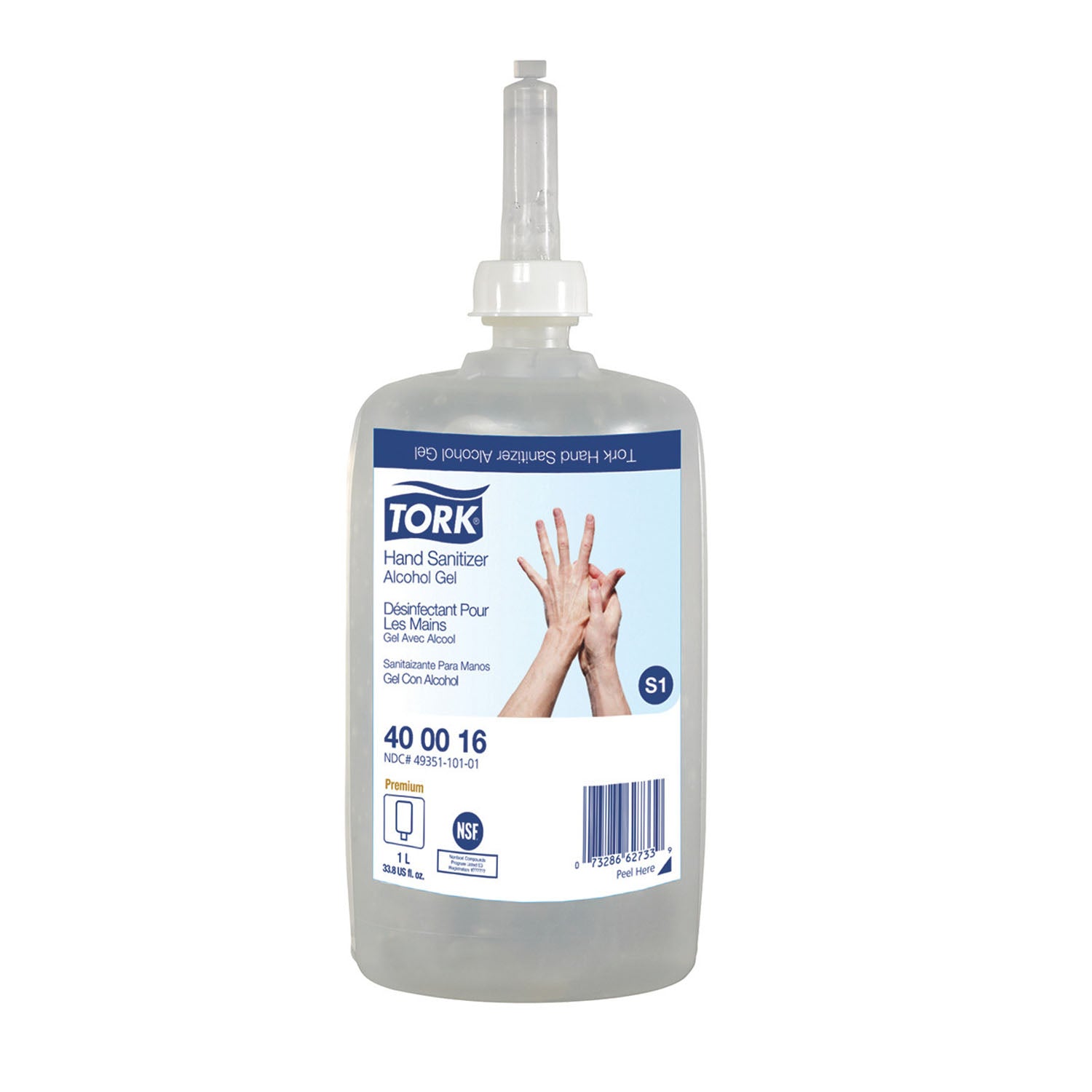 Premium Hand Sanitizer, Gel, Alcohol, Colorless, Fresh Light Fragrance, 33.8 oz, 6/cs (Item is considered HAZMAT and cannot ship via Air to AK, GU, HI, MP, PR, VI) (80 cs/plt) (To Be DISCONTINUED)