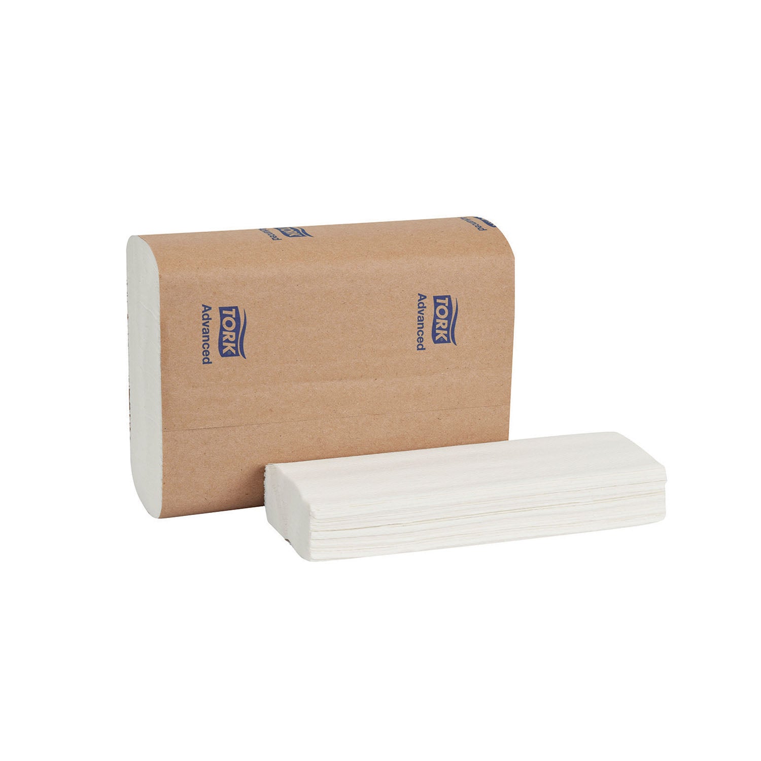 Hand Towel, Multifold, Advanced, White, 1-Ply, H2, 9.5" x 8", (Not Compressed) 250 sht/pk, 12 pk/cs (72 cs/plt)