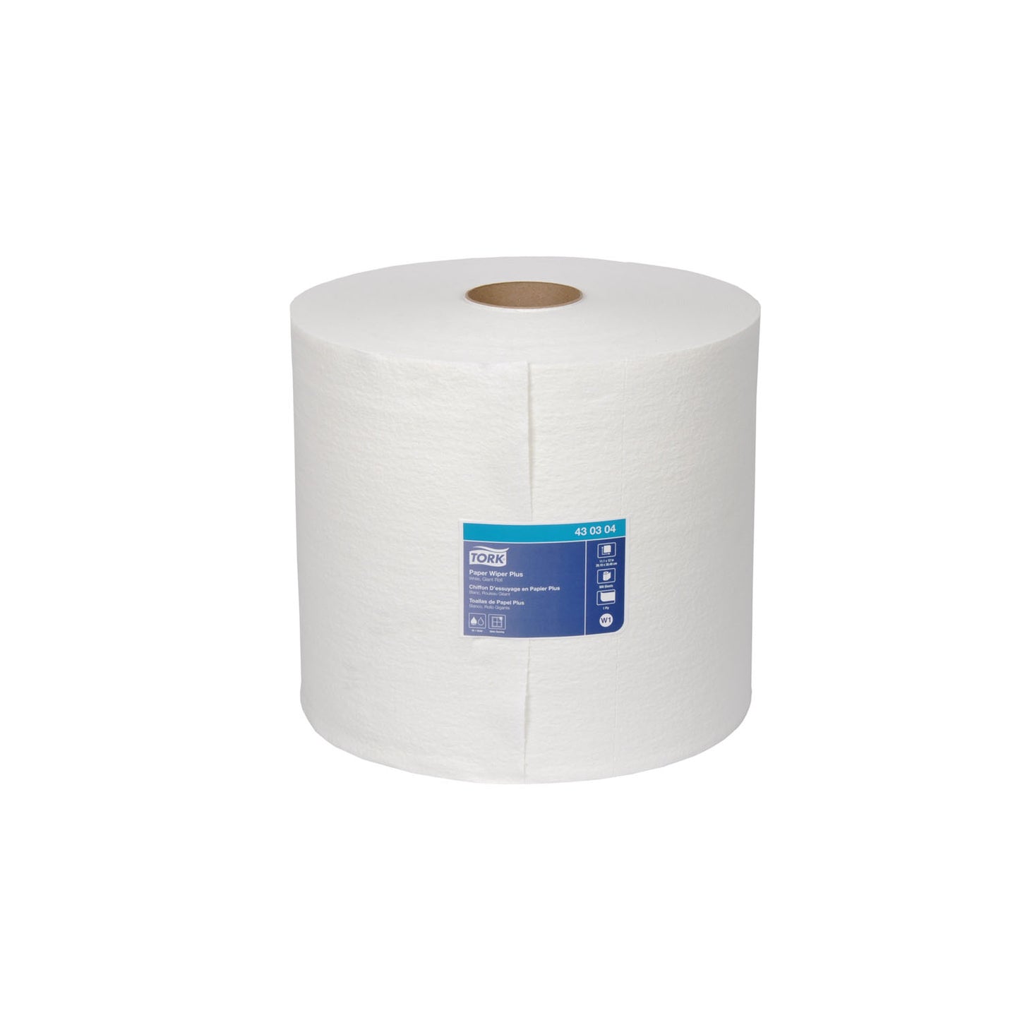 Paper Wiper Plus, Giant Roll, Advanced, White, 1-Ply, W1, 800ft, 11.1" x 12.3", 1 rl/cs (72 cs/plt)